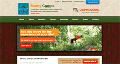 Desktop Screenshot of brainycamps.com